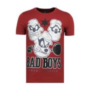 Local Fanatic Beagle Boys Rhinestones - Rolig T-shirt för män - 6319B ...