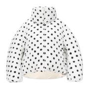 Marni Vit Isolerad Jacka med Polka Dots White, Dam