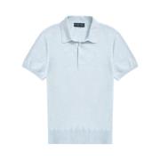 Brooks Brothers Polosweater i Supima-bomull, kort ärm Blue, Herr