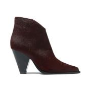 Scarosso Angie Cowboy-stil Ankelboots Red, Dam