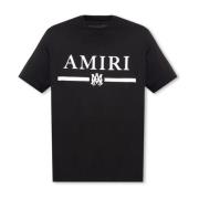 Amiri T-shirt med logotyp Black, Herr