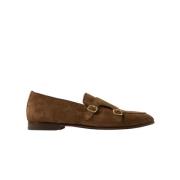 Scarosso Ernesto Scamosciato Loafers - Tobaksfärgat Mocka Dubbel Monks...