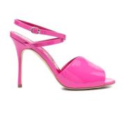 Manolo Blahnik Hourani 105 Sandaler Pink, Dam