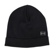 Hogan Svart Beanie - Stilfull och Varm Black, Herr