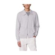 Officine Générale Sweatshirt med dragkedja Gray, Herr