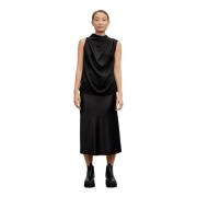 Ahlvar Gallery Lima silk tank top Black, Dam