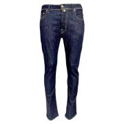 Jacob Cohën Riviera Label One Washed Jeans Blue, Herr