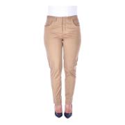 Aspesi Slim-fit Byxor Beige, Dam