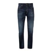 Dondup Slim-Fit Jeans för Män Blue, Herr