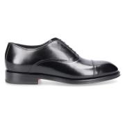 Santoni Kalvläder Business Skor Black, Herr