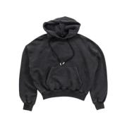 Off White Super moon hoodie - Färg: Noir Black, Dam