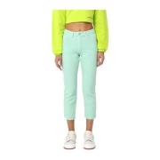 Hinnominate Cropped Trousers Green, Dam