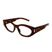 Saint Laurent Geometriska Acetatglasögon för Distinkt och Enkel Stil B...