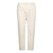 Original Vintage Cropped Trousers White, Herr