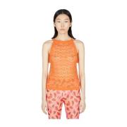 Marco Rambaldi Hjärta Tank Top Orange, Dam