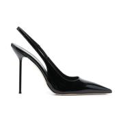 Paris Texas Svarta Lidia Slingback Skor Black, Dam