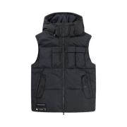 Off The Pitch Svart Vadderad Bodywarmer för Herrar Black, Herr