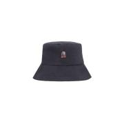 Parajumpers Stilig Logo Patch Bucket Hat Black, Unisex