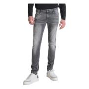 Antony Morato Slim-fit Tapered Jeans Gray, Herr