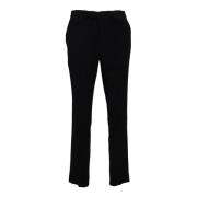 Bencivenga Svarta Slim-fit Byxor Black, Herr