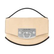 Durazzi Milano Swing Mini Beige Kalvskinn Väska Beige, Dam