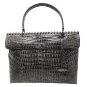 Bottega Veneta Vintage Pre-owned Läder handvskor Gray, Dam