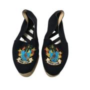 Christian Louboutin Pre-owned Pre-owned Platta skor Blue, Dam