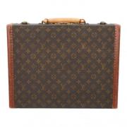 Louis Vuitton Vintage Pre-owned Canvas handvskor Brown, Dam