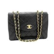 Chanel Vintage Pre-owned Läder chanel-vskor Black, Dam