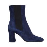 Sergio Rossi Ankle Boots Blue, Dam