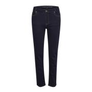 My Essential Wardrobe Celina 102 High Straigh Jeans 10703572 Blue, Dam