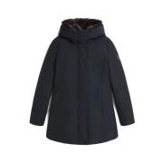 Woolrich Blå Lyx Boulder Parka Blue, Dam