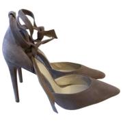 Alexandre Birman Pre-owned Pre-owned Mocka klackskor Beige, Dam