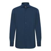 Boggi Milano B Jersey Pique Polo Shirt Regular Fit Blue, Herr