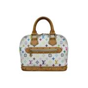 Louis Vuitton Vintage Pre-owned Canvas handvskor White, Dam