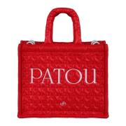 Patou Quiltad Logotyp Toteväska Red, Dam