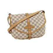 Louis Vuitton Vintage Pre-owned Canvas louis-vuitton-vskor Beige, Dam