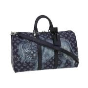 Louis Vuitton Vintage Pre-owned Canvas louis-vuitton-vskor Blue, Dam