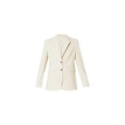 Liu Jo Sammet Corduroy Blazer Beige, Dam