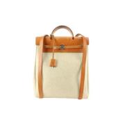 Hermès Vintage Ryggsäck som är begagnad Beige, Dam