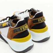 Fendi Vintage Pre-owned Tyg sneakers Yellow, Dam