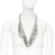 Saint Laurent Vintage Pre-owned Metall halsband Gray, Dam