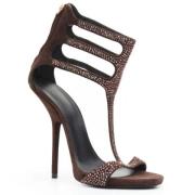 Giuseppe Zanotti Pre-owned Pre-owned Tyg klackskor Brown, Dam