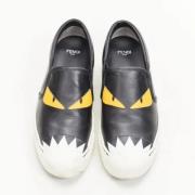 Fendi Vintage Pre-owned Läder sneakers Black, Dam