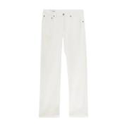 Dondup Stiliga Straight Jeans White, Dam