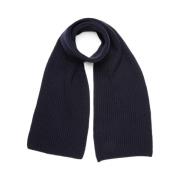 Boglioli Blå Cashmere Stickad Halsduk Blue, Herr