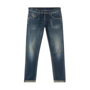 Dondup Slim-Fit Stiliga Ritchie Jeans Uppgradering Blue, Herr