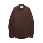 Portuguese Flannel Shirts Brown, Herr