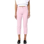 Hinnominate Cropped Trousers Pink, Dam