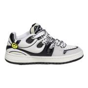Barrow Sneakers i Nappa Läder med 3D Leende White, Unisex